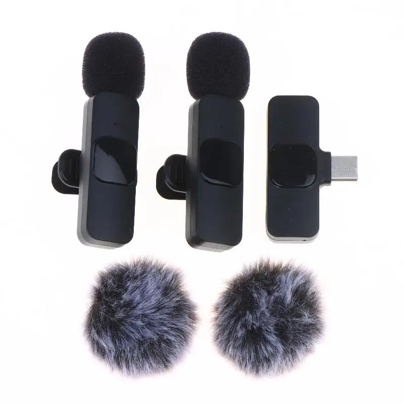 1PCS K9 Wireless  Microphone Mini Audio Video Recording Mic For Phone Android Laptop Live Gaming Mobile Phone Microphone